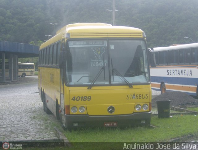 Viação Itapemirim 40189 na cidade de Juiz de Fora, Minas Gerais, Brasil, por Aguinaldo José da Silva. ID da foto: 22919.