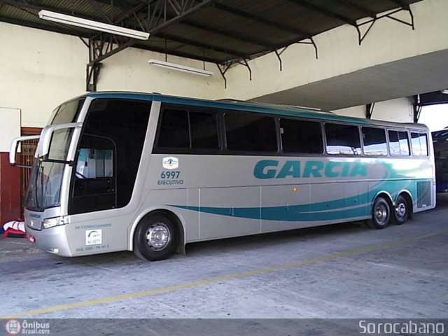 Viação Garcia 6997 na cidade de Sorocaba, São Paulo, Brasil, por Elias  Junior. ID da foto: 23375.