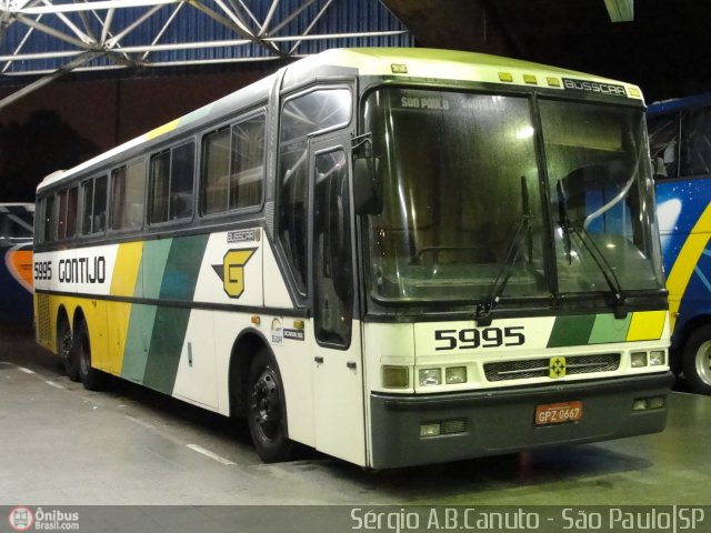 Empresa Gontijo de Transportes 5995 na cidade de São Paulo, São Paulo, Brasil, por Sérgio Augusto Braga Canuto. ID da foto: 23722.