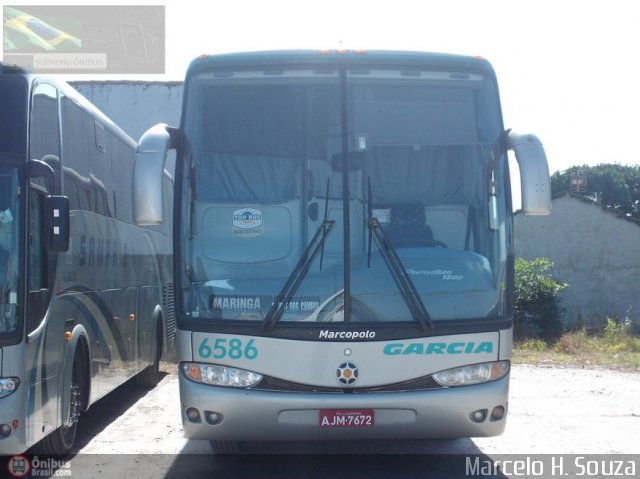 Viação Garcia 6586 na cidade de , por Marcelo H.  Souza. Número da foto: #25423.