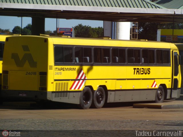 Viação Itapemirim 24015 na cidade de Uberaba, Minas Gerais, Brasil, por Tadeu Carnevalli. Número da foto: #26630.