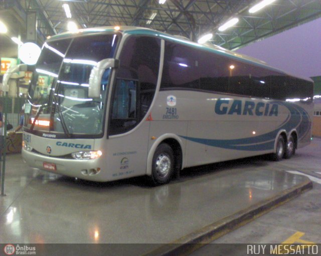 Viação Garcia 7481 na cidade de , por Ruy Messatto. Número da foto: #28411.