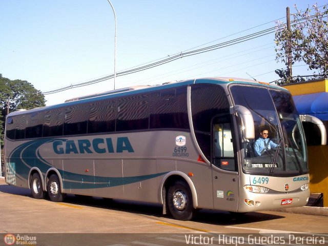 Viação Garcia 6499 na cidade de Maringá, Paraná, Brasil, por Victor Hugo Guedes Pereira. Número da foto: #28728.