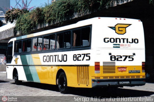 Empresa Gontijo de Transportes 8275 na cidade de Belo Horizonte, Minas Gerais, Brasil, por Sérgio Augusto Braga Canuto. Número da foto: #29259.
