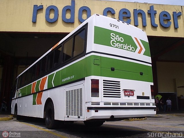 Cia. São Geraldo de Viação 9701 na cidade de Sorocaba, São Paulo, Brasil, por Elias  Junior. Número da foto: #31235.