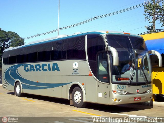 Viação Garcia 7621 na cidade de Maringá, Paraná, Brasil, por Victor Hugo Guedes Pereira. Número da foto: #27552.