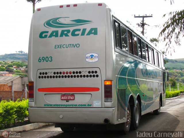 Viação Garcia 6903 na cidade de Cornélio Procópio, Paraná, Brasil, por Tadeu Carnevalli. ID da foto: 33363.