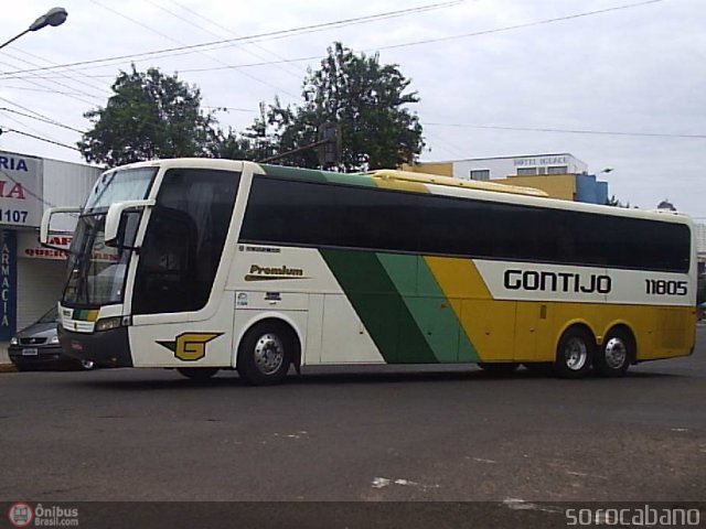 Empresa Gontijo de Transportes 11805 na cidade de Campo Grande, Mato Grosso do Sul, Brasil, por Elias  Junior. ID da foto: 35147.