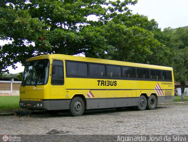 Viação Itapemirim 24045 na cidade de Leopoldina, Minas Gerais, Brasil, por Aguinaldo José da Silva. Número da foto: #35342.