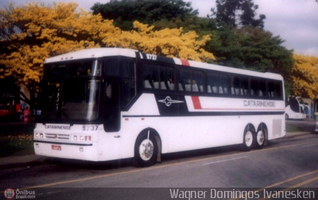 Auto Viação Catarinense 9737 na cidade de Curitiba, Paraná, Brasil, por Wagner Domingos Ivanesken. ID da foto: 36174.